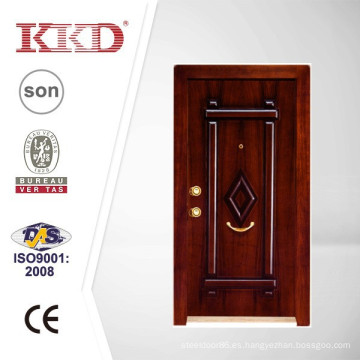 Madera acero de la seguridad blindada puerta JKD-TK938 con estilo turco